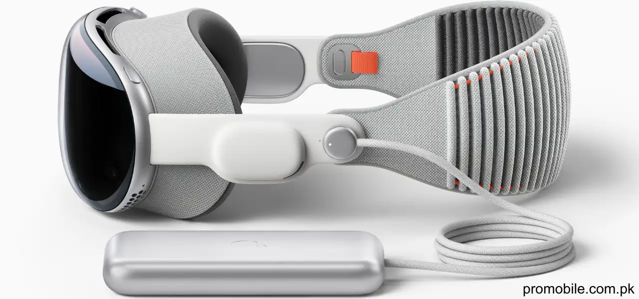 Apple Vision Pro with battery