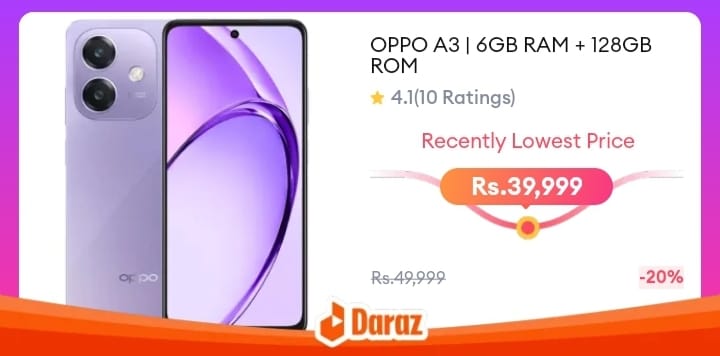 Oppo A3 Daraz offer